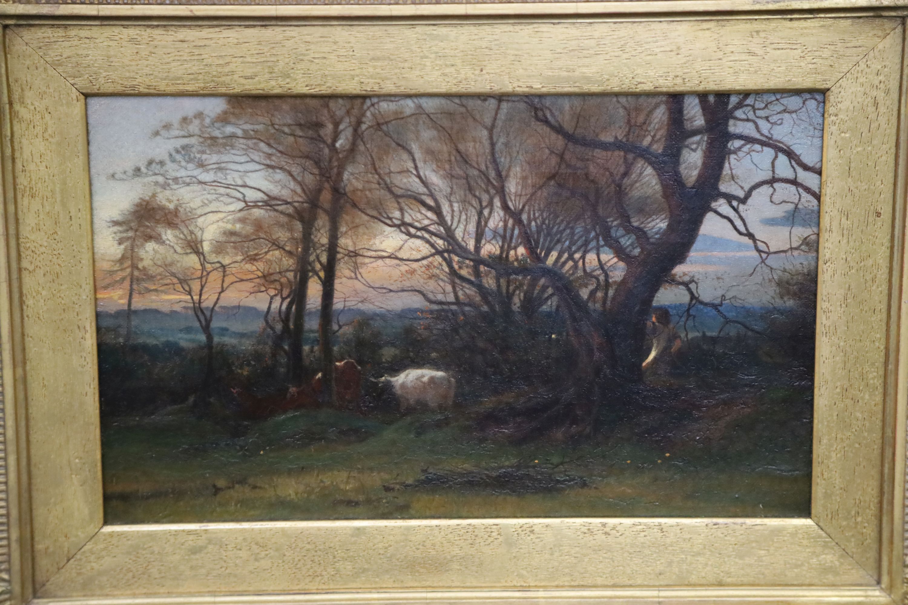 George Heming Mason (1818-1872) Landscape North Staffordshire 20.5 x 33cm